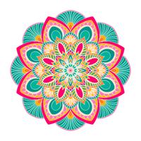 Vector Mandala-ornament. Vintage decoratieve elementen. Oosters rond patroon. Islam, Arabisch, Indiaas, Turks, pakistan, Chinees, Ottomaanse motieven. Hand getekend floral achtergrond.