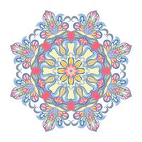 Vector Mandala-ornament. Vintage decoratieve elementen. Oosters rond patroon. Islam, Arabisch, Indiaas, Turks, pakistan, Chinees, Ottomaanse motieven.