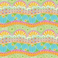 Abstract kleurrijk krabbelpatroon. Hand getrokken doodle naadloze patroon voor textiel