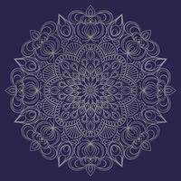 Vector Mandala-ornament. Vintage decoratieve elementen. Oosters rond patroon. Islam, Arabisch, Indiaas, Turks, pakistan, Chinees, Ottomaanse motieven. Hand getekend floral achtergrond.