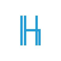 letter h logo vector