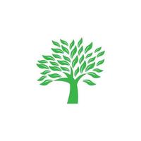 groene boom logo vector ontwerp