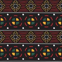 abstract afrikaans kleuren naadloos patroon vector