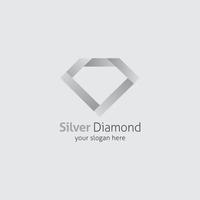 diamant logo vector ontwerp illustratie