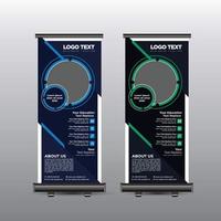 kinderen school toelating roll-up banner vector