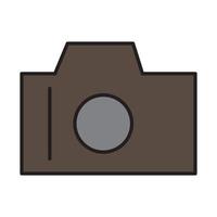 videocamerapictogram voor website, presentatie, symbool bewerkbare vector