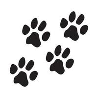 voedselafdruk dier hond kat voor website, presentatie, symbool bewerkbare vector