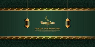 ramadan kareem en islamitische achtergrond vector
