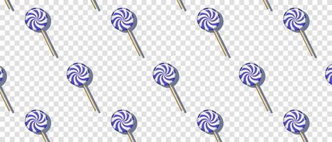 paarse lolly snoep geïsoleerde achtergrond. vector illustratie