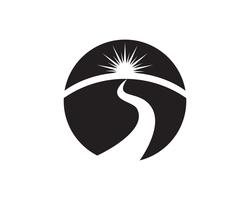 Rivier Logo Template vector pictogram illustratie ..