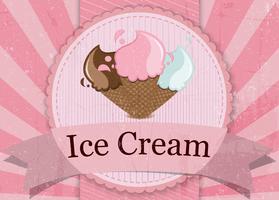 vintage cupcake achtergrond vector