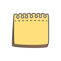 bullet dagboek doodle. handgetekende planner notebook-elementen vector