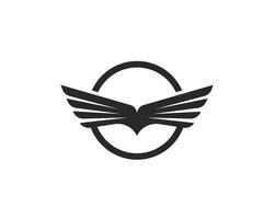 Falcon Wing Logo Template vector pictogram ontwerp