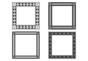 Decorative Bold Frames Vector