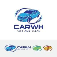 car wash logo ontwerp vector