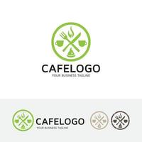 café vector logo ontwerp