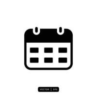 kalender pictogram vector - teken of symbool