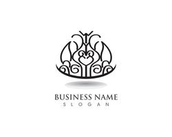 Kroon logo sjabloon vectorillustraties vector