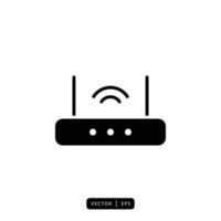 router pictogram vector - teken of symbool