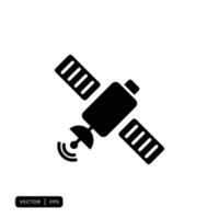 satelliet pictogram vector - teken of symbool