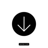 download icoon vector - teken of symbool