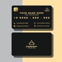 visitekaartje in creditcardstijl vector