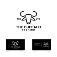 abstract buffellijn logo-ontwerp vector