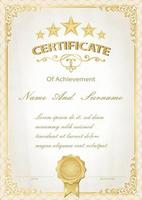 certificaat vintage vector