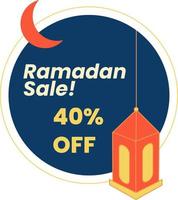 ramadan promo bannerontwerp, ramadan verkoop, ramadan korting vector