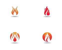 Brand logo sjabloon vector pictogram Olie, gas en energie logo concept