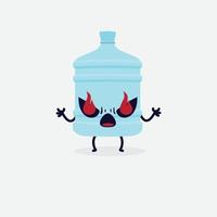 water gallon karakter. gallon pictogram. gallon-logo. water. vector