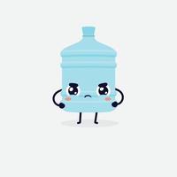 water gallon karakter. gallon pictogram. gallon-logo. water. vector