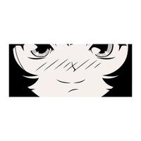 manga vrouwelijke ogen vector