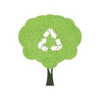 recycle en ecologie boom vector
