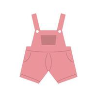 baby roze kleding icoon vector