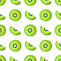 kiwi fruit naadloos patroon vector