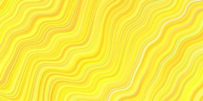 lichtgroen, geel vector sjabloon met gebogen lijnen.