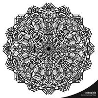 Mandala Contemporary Style Decoratieve elementen vector