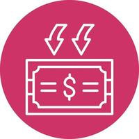 cashback-pictogramstijl vector