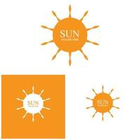 zon vector illustratie pictogram logo sjabloon