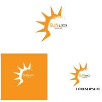 zon vector illustratie pictogram logo sjabloon