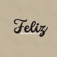 feliz dia de la madre hand belettering vertaling uit het spaans gelukkige moederdag vector