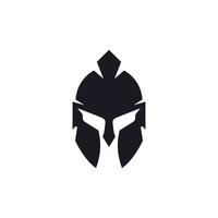 grieks sparta hoofd symboolpictogram. vintage spartaanse helm krijger logo ontwerp inspiratie vector