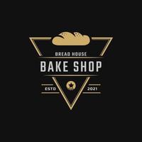 klassiek vintage retro label badge embleem brood bakkerij bak winkel label sticker logo ontwerp inspiratie vector