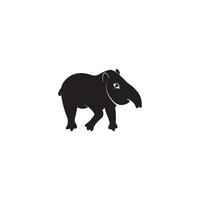 tapir logo vector sjabloon illustratie