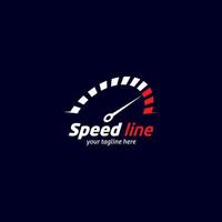 snelheid logo vector ontwerp illustratie