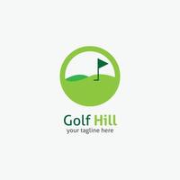 golf logo vector ontwerp illustratie