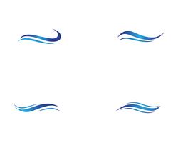 Watergolfsymbool en pictogramemblemen vector