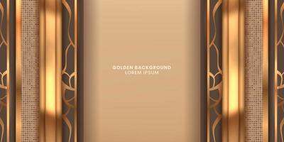elegante luxe zachte gouden achtergrond vector