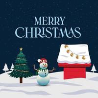 kerstbanner, kerstmis sprankelende lichtslinger met geschenkdoos en gouden klatergoud. horizontale kerstposters, kaarten, headers, website. vector
